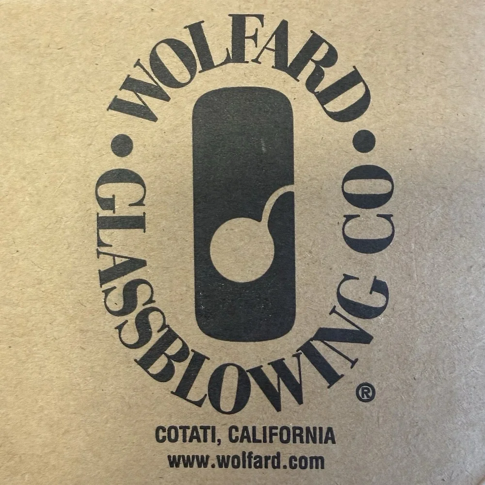 Vtg WOLFARD Glassblowing Co 9